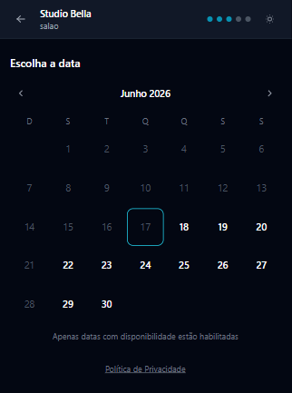 Escolher data